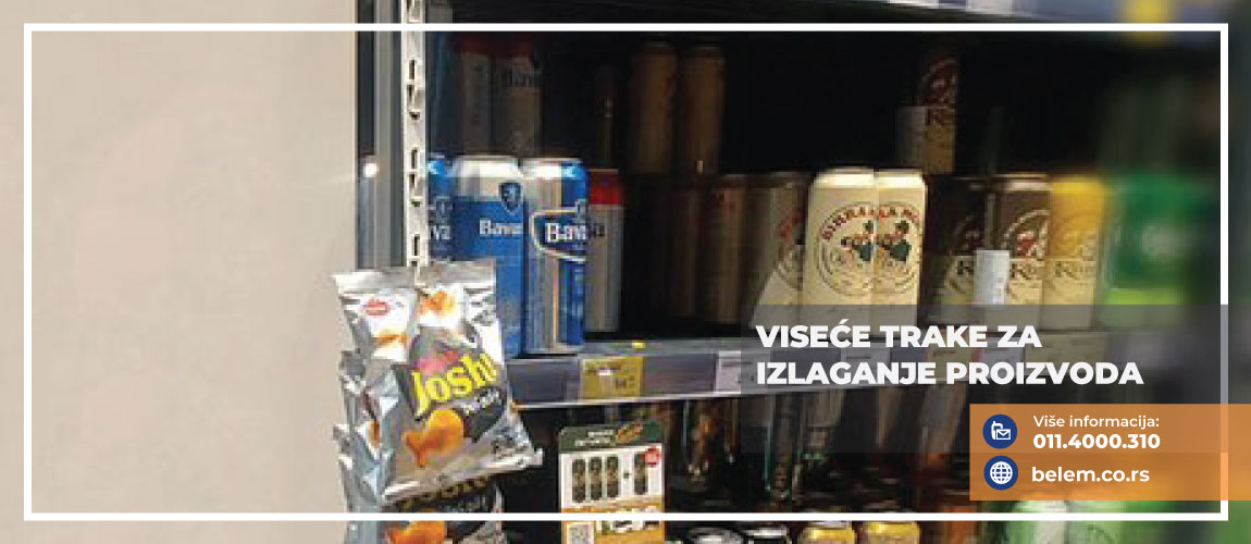 VISEĆE TRAKE ZA IZLGANJE PROIZVODA