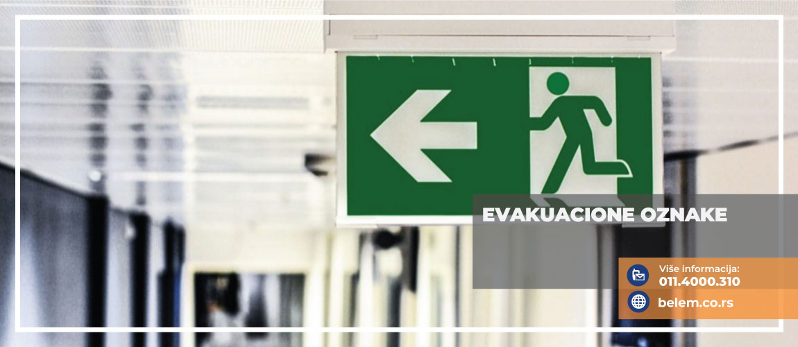 TABLE "PLAN EVAKUACIJE U SLUČAJU POŽARA" / ZNAKOVI PROTIVPOŽARNE ZAŠTITE
