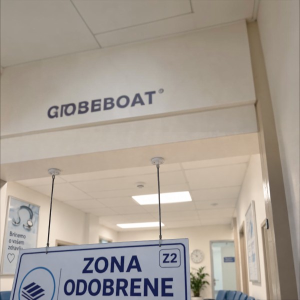 Tabla je pogodna za informisanje, označavanje prostora, isticanje obavještenja i reklamnih poruka. Zahvaljujući kvalitetnoj štampi i mat završnoj obradi, sadržaj je jasno vidljiv, a tabla se lako uklapa u različite poslovne i javne prostore.